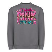 Storm I wear pink for my custom name Cancer Awareness Heavyweight Sweatshirt - HowdyJamesFarm
