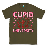 Army Green cupid university Classic Tee - LillyAllenDesigns