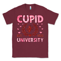 Burgundy cupid university Classic Tee - LillyAllenDesigns