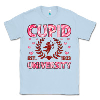 Dusty Blue cupid university Classic Tee - LillyAllenDesigns