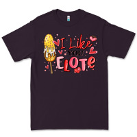 Plum i like you elote mexican valentines day Premium Tee - MaliasSmallBusiness