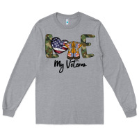 Heather Grey My Veteran Long Sleeve Tee - Bettercallsaul