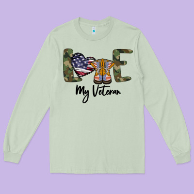 My Veteran Long Sleeve Tee Designed By Bettercallsaul