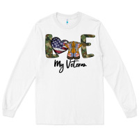 White My Veteran Long Sleeve Tee - Bettercallsaul