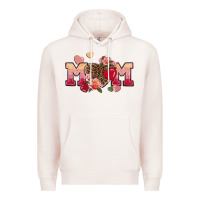 Pale Pink Valentine's Day mom Premium Hoodie - FaDigitalArtStudio