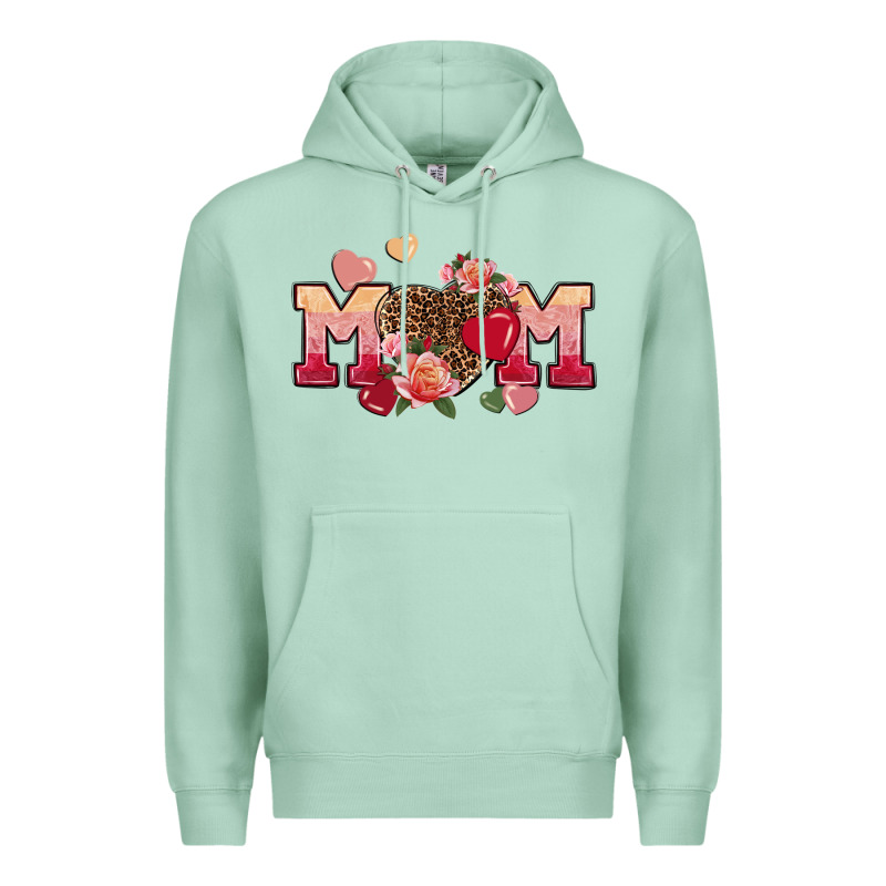 Valentine's Day Mom Premium Hoodie by FaDigitalArtStudio | Teevron