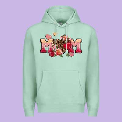 Valentine's Day Mom Premium Hoodie Designed By Fadigitalartstudio
