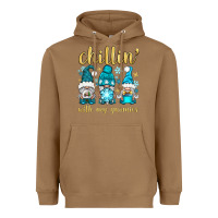 Toasted Coconut chillin' with my gnomies Heavyweight Hoodie - BundleAndBundleShop