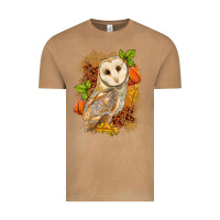 Vintage Camel Fall Owl Vintage Tee - LillyAllenDesigns