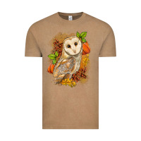 Vintage Coffee Fall Owl Vintage Tee - LillyAllenDesigns