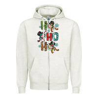 Ho Ho Ho Zipper Hoodie | Teevron