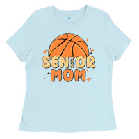 Baby Blue senior mom 2024 Ladies Tee - MaliasSmallBusiness