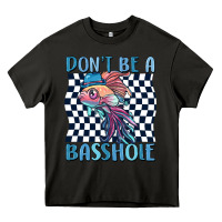 Asphalt dont be a basshole Heavy Core Tee - MaliasSmallBusiness