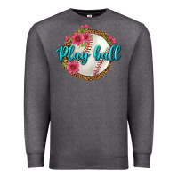 Charcoal Heather play ball baseball Premium Sweatshirt - BundleAndBundleShop