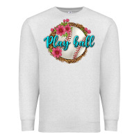 Oatmeal Heather play ball baseball Premium Sweatshirt - BundleAndBundleShop