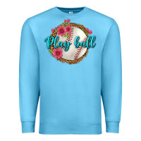 Ocean Blue play ball baseball Premium Sweatshirt - BundleAndBundleShop