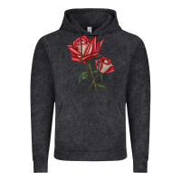 Vintage Black Love Rose Vintage Hoodie - LillyAllenDesigns