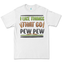 White i like things that go pew pew Premium Tee - MaliasSmallBusiness