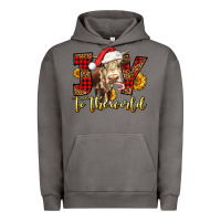 Pigment Tornado joy to the world christmas cow Urban Hoodie - LillyAllenDesigns