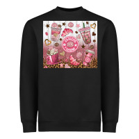 Black cafecito y chisme with leopard tumbler tbs Heavyweight Sweatshirt - TumblerDesignByShophia