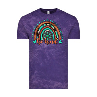 Cloud Purple be kind western turquoise rainbow Vintage Tee - JahusDesignShop