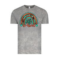 Cloud Rock be kind western turquoise rainbow Vintage Tee - JahusDesignShop