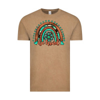 Vintage Coffee be kind western turquoise rainbow Vintage Tee - JahusDesignShop