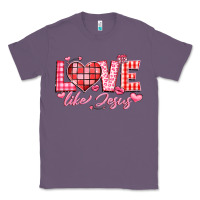 Lavender love like jesus la Classic Tee - LillyAllenDesigns