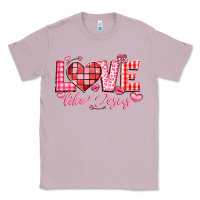 Lilac love like jesus la Classic Tee - LillyAllenDesigns