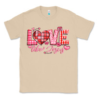 Mushroom love like jesus la Classic Tee - LillyAllenDesigns