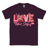 Plum love like jesus la Classic Tee - LillyAllenDesigns