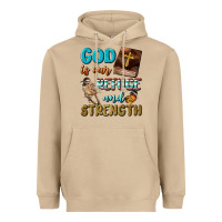 Mushroom God Is Our Refuge And Strength Heavyweight Hoodie - BundleAndBundleShop