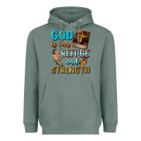 Sage God Is Our Refuge And Strength Heavyweight Hoodie - BundleAndBundleShop