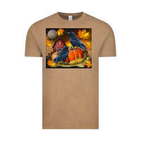 Vintage Coffee Fall Crow Vintage Tee - LillyAllenDesigns
