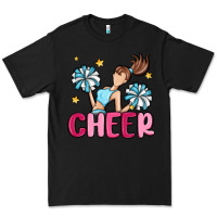 Black cheer Premium Tee - MaliasSmallBusiness