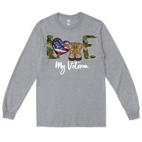 Heather Grey My Veteran Long Sleeve Tee - Bettercallsaul