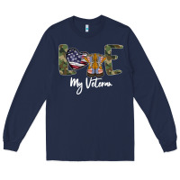 Navy My Veteran Long Sleeve Tee - Bettercallsaul