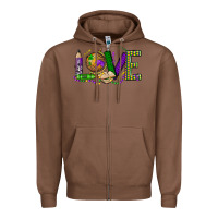Chestnut love teacher mardi gras Zipper Hoodie - OliviaCreatesArt