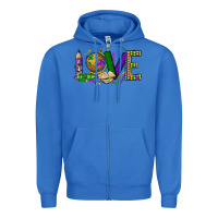 True Royal love teacher mardi gras Zipper Hoodie - OliviaCreatesArt