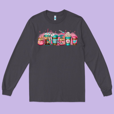 Nurse Fuel Coffee Cup Long Sleeve Tee Designed By Jasminsmagicworld