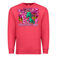 Cardinal my first valentine's day dragon Premium Sweatshirt - FaDigitalArtStudio