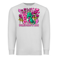 Dove Grey my first valentine's day dragon Premium Sweatshirt - FaDigitalArtStudio