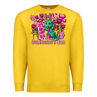 Lemon my first valentine's day dragon Premium Sweatshirt - FaDigitalArtStudio