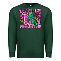 Sports Green my first valentine's day dragon Premium Sweatshirt - FaDigitalArtStudio