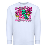 White my first valentine's day dragon Premium Sweatshirt - FaDigitalArtStudio