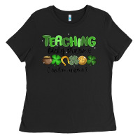 Black teaching lucky charms Ladies Tee - MaliasSmallBusiness