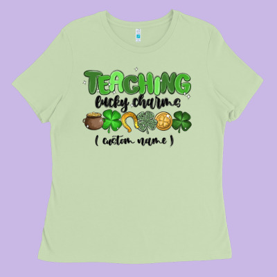 Teaching Lucky Charms Ladies Tee Designed By Maliassmallbusiness