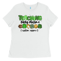 White teaching lucky charms Ladies Tee - MaliasSmallBusiness