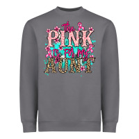 Storm The pink is for my Aunt Cancer Awareness Heavyweight Sweatshirt - HowdyJamesFarm