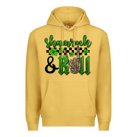 Antique Gold St. Patrick's Day Shamrock and roll Premium Hoodie - OliviaCreatesArt